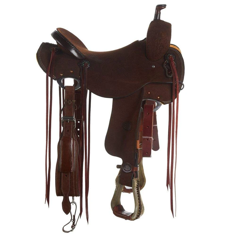 Nrs Competitors Chocolate Roughout Strip Down Ranch Cutter Saddle 4 Nrs Competitors Chocolate Roughout Strip Down Ranch Cutter Saddle - Image 2