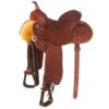 Martin Fearless Chestnut 1/2 Spring Flower Barrel Saddle -Saddlery Shop 141228 default l