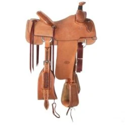 NRS 1/8 Breed Antique Basket Stamp Team Roper -Saddlery Shop 1413017 2