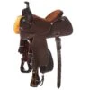 Martin Damaged All Around Chocolate Basket Stamp Saddle -Saddlery Shop 145875 default l