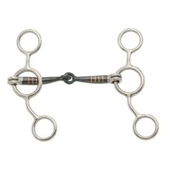 Tough 1 Kelly Silver Star Sweet Iron Jr. Cow Snaffle