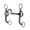 NRS Low Port Correction Bit With Silver Dots And Bars -Saddlery Shop 148262 default l