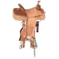 Nrs Competitors NRS 1/4 Breed Wyoming Flower Team Roping Saddle