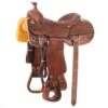 Alamo Saddlery Chocolate Roughout Team Roper -Saddlery Shop 155608 default l
