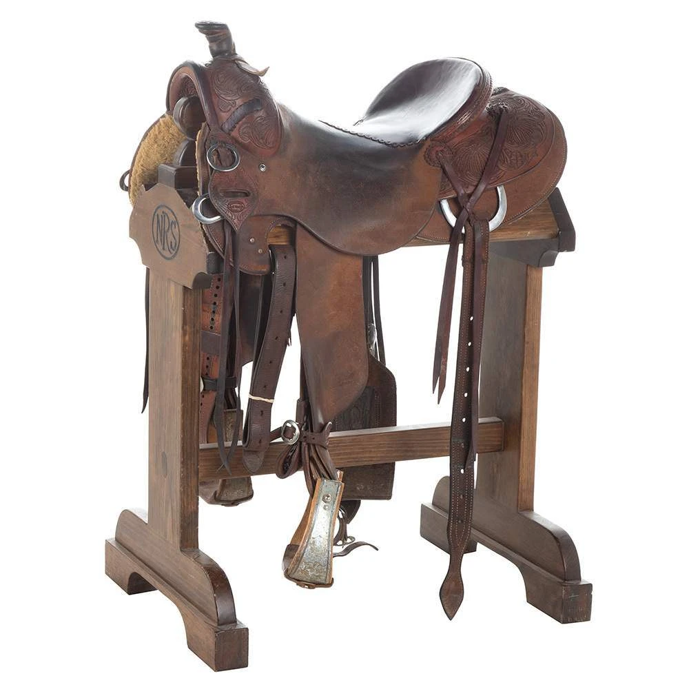 NRS Used 16in Jeff Smith Cowboy Saddle Ranch Roper 3 NRS Used 16in Jeff Smith Cowboy Saddle Ranch Roper