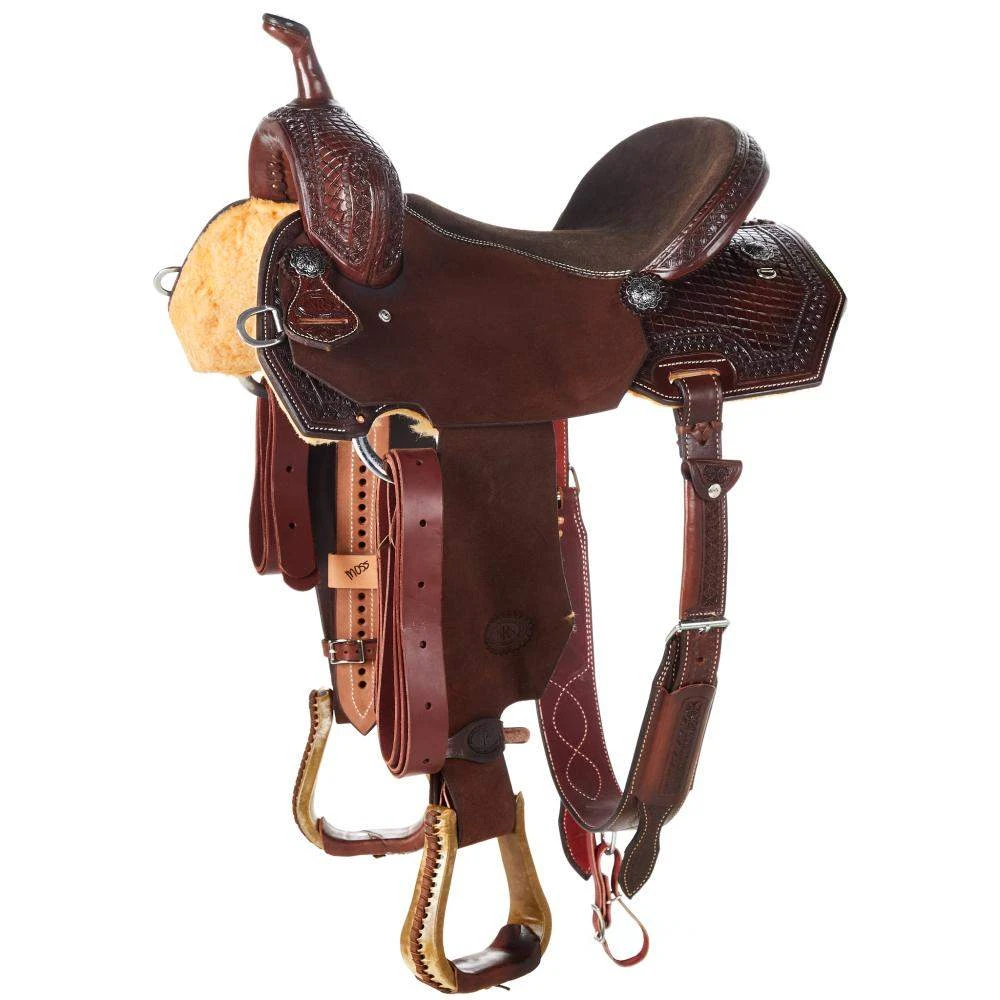 Nrs Competitors Competitor Chocolate 1/2 Breed Diamond Tooled Full Floral Embossed Seat Barrel Racer 3 Nrs Competitors Competitor Chocolate 1/2 Breed Diamond Tooled Full Floral Embossed Seat Barrel Racer