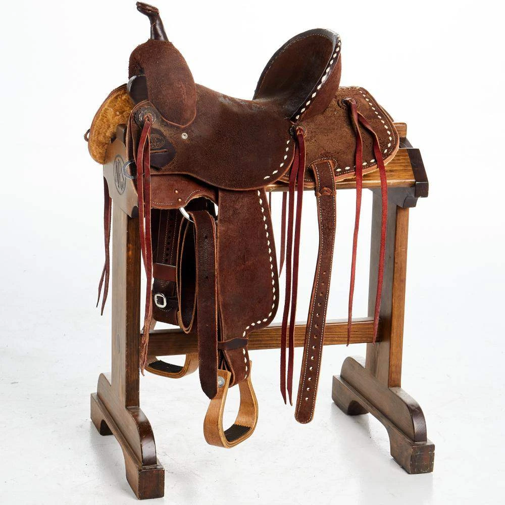 NRS Used 14.5in STS Saddlery Barrel Saddle 3 NRS Used 14.5in STS Saddlery Barrel Saddle