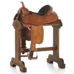 NRS Used 14.5in Cactus Charmayne James Barrel Saddle