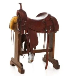 NRS Used 17in Cory Cooper Cutting Saddle
