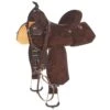 Tomahawk Chocolate Roughout 13 1/2 Inch Lightweight Barrel Saddle -Saddlery Shop 166279 default l