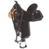 Tomahawk Black Roughout 14 Inch Lightweight Barrel Saddle With Buckstitch -Saddlery Shop 166285 default l
