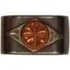 Cowpuncher Engraved Diamond Horn Knot -Saddlery Shop 16704 default l