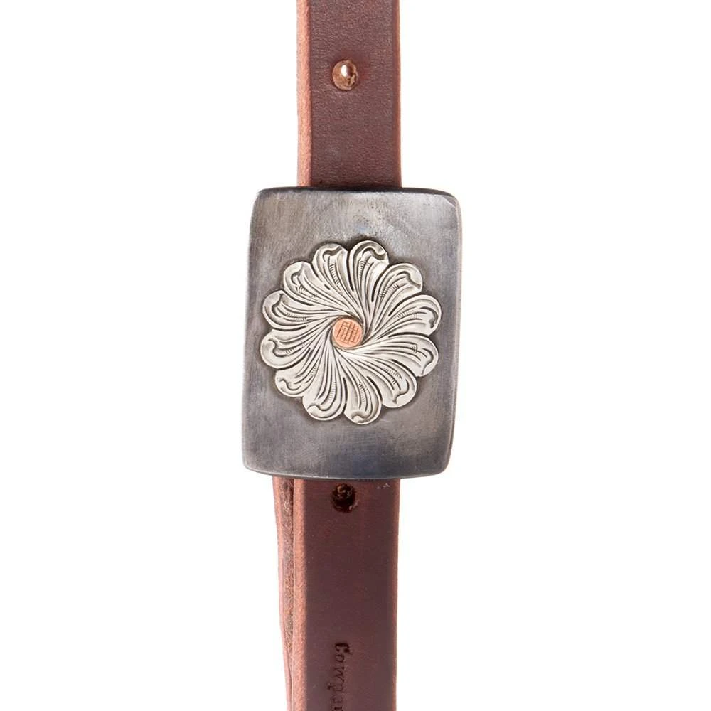 Cowperson Tack Exclusive Decatur Rose Slit Ear Headstall 3 Cowperson Tack Exclusive Decatur Rose Slit Ear Headstall