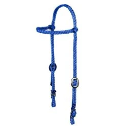 Jerry Beagley Braiding Co. Nylon Turquoise Braided Pony Headstall -Saddlery Shop 203835 615958