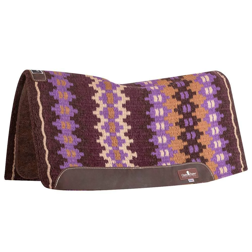 Classic 32x34 Contour Wool Top Alpaca Saddle Pad 3 Classic 32x34 Contour Wool Top Alpaca Saddle Pad