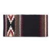 Mayatex New Zealand Cowtown Wool Saddle Blanket Black/Red/White -Saddlery Shop 3034 default l
