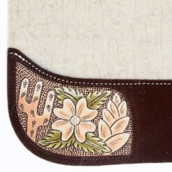 Reinsman 3/4 Inch Limited Edition Apex Dogwood Desert Contour Felt Saddle Pad -Saddlery Shop 37030 LE6 03