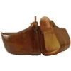 NRS Rawhide Flat Bottom Tapadero Stirrups 2 NRS Rawhide Flat Bottom Tapadero Stirrups -Saddlery Shop 7774 default l