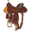 Nrs Competitors NRS Competitor Series Chocolate Half Breed Barrel Racing Saddle -Saddlery Shop 88478 default l