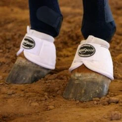 Reinsman Apex Protective Bell Boots -Saddlery Shop 9125 WHT 03
