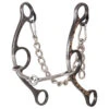 Classic Diamond Long Shank O Ring Square Snaffle Bit -Saddlery Shop 92659 default l