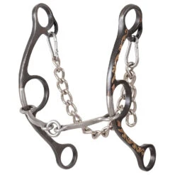 Classic Diamond Long Shank O Ring Square Snaffle Bit