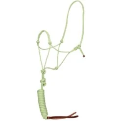 Mustang BamTex Rope Halter With 8' Lead Rope
