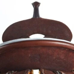 Burns Saddlery 14 1/2 Inch 20FDX Chocolate Roughout Barrel Saddle 7 Burns Saddlery 14 1/2 Inch 20FDX Chocolate Roughout Barrel Saddle -Saddlery Shop BR 3000 145 20 FDX 2