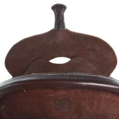 Burns Saddlery 14 1/2 Inch 20HDX Chocolate Roughout Barrel Saddle -Saddlery Shop BR 3000 145 20 HDX 2 1