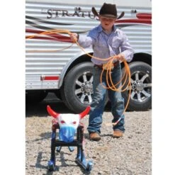 The Dragsteer NRS Mini Dragsteer Roping Dummy -Saddlery Shop MINI DS action1