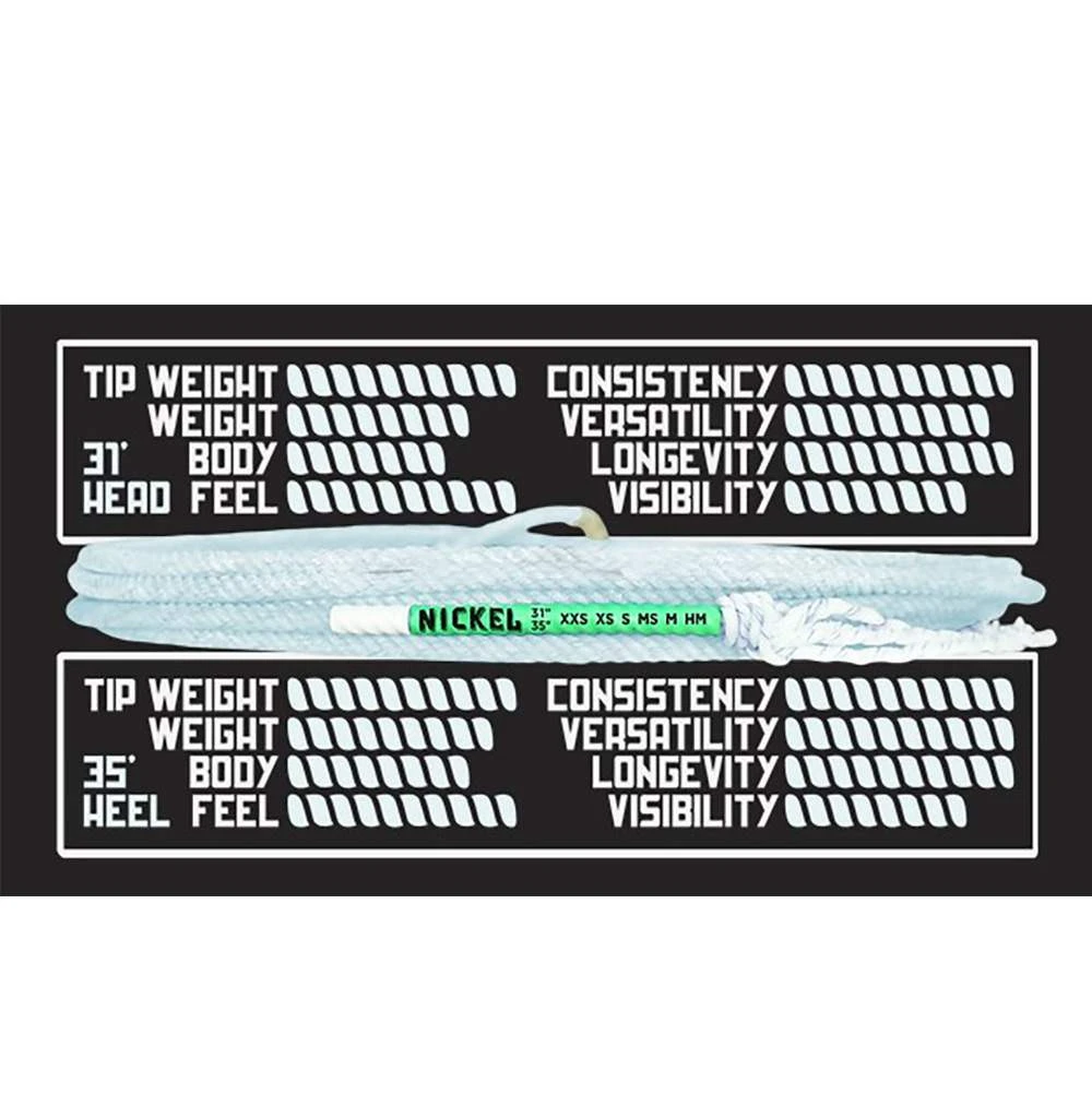 Top Hand Rope Company Nickel 5-Strand Core Heel Rope 4 Top Hand Rope Company Nickel 5-Strand Core Heel Rope - Image 2