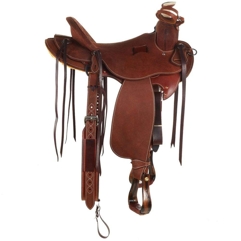 Martin Saddlery Chestnut Roughout Ranch Saddle 4 Martin Saddlery Chestnut Roughout Ranch Saddle - Image 2