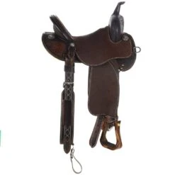 Martin Saddlery Antique Floral Overlay 1/2 Breed BTR Barrel Racer -Saddlery Shop NRS 66 7728 02