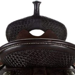 Martin Saddlery Chocolate Crown C 1/2 Breed Barrel Saddle 7 Martin Saddlery Chocolate Crown C 1/2 Breed Barrel Saddle -Saddlery Shop NRS 97 7256 03