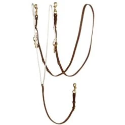Nrs Tack Oiled Harness Leather Roping Rein German Martingale -Saddlery Shop NRS RRGMO