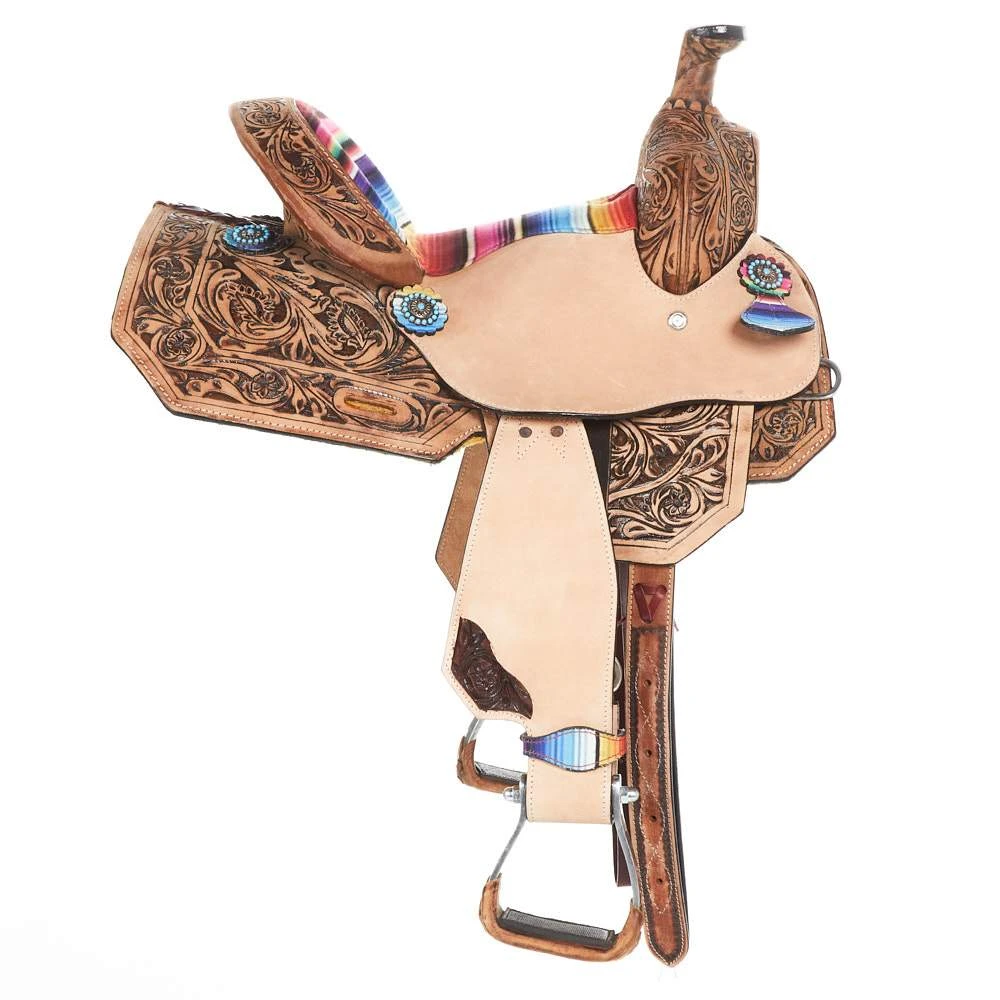 Tough 1 10` Serape Print Saddle (Side To Side) 4 Tough 1 10` Serape Print Saddle (Side To Side) - Image 2