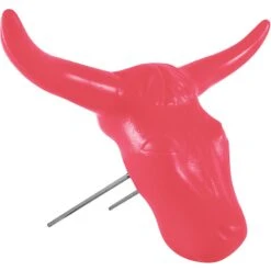 Rattler Ropes Steer Head Roping Dummy -Saddlery Shop STEERHD pink