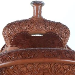 Tomahawk 3/4 Breed Floral Team Roper With Quilted Seat -Saddlery Shop TMK C F01 34B 04