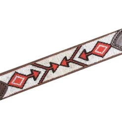 Cashel Company White/Red Beaded Breast Collar -Saddlery Shop sa bc192bd whrd 2